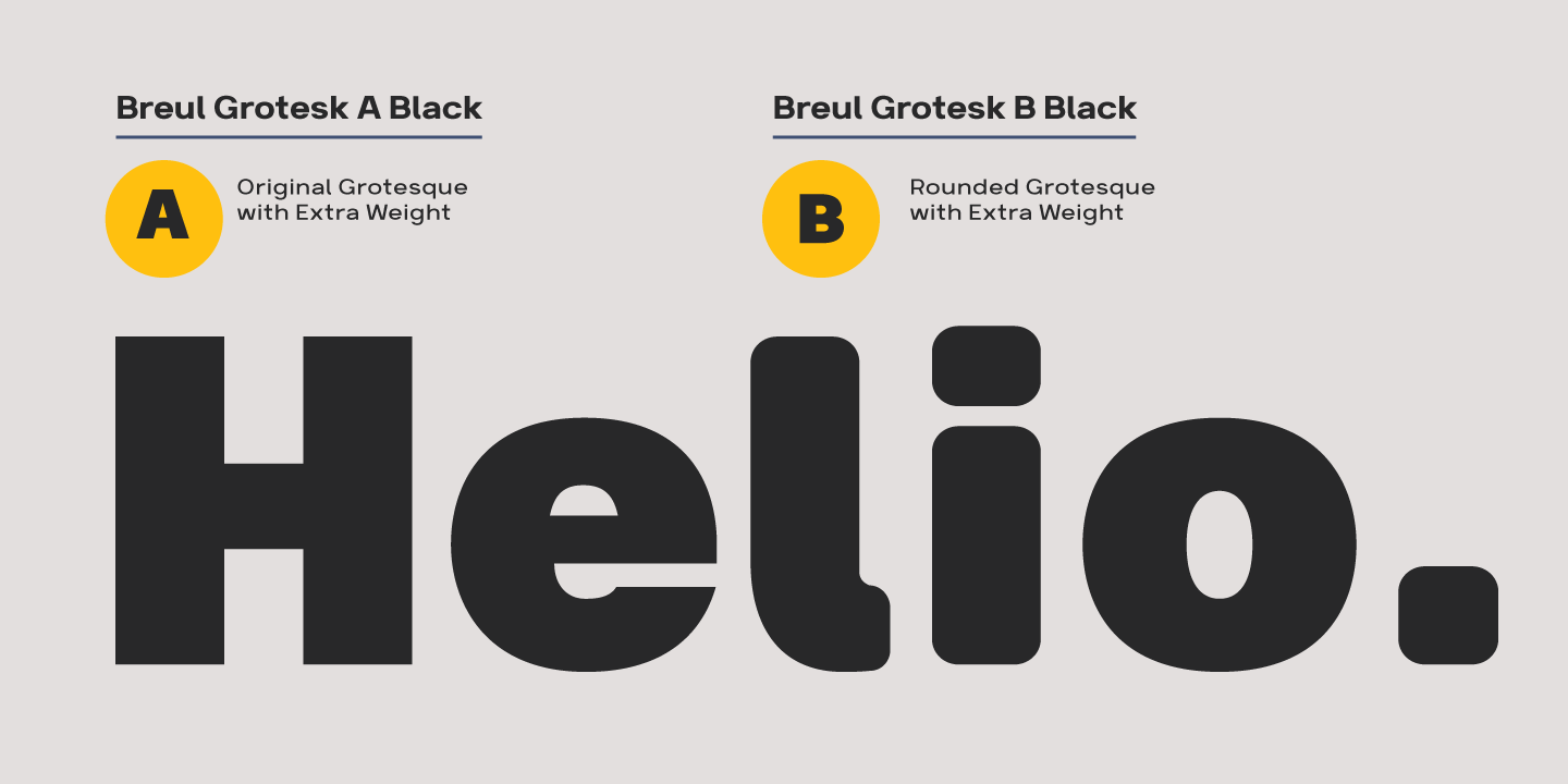 Breul Grotesk A Black Font preview
